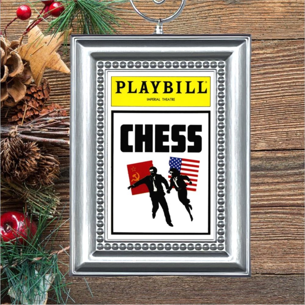 Chess Broadway Musical‎ Playbill Christmas Tree Ornament